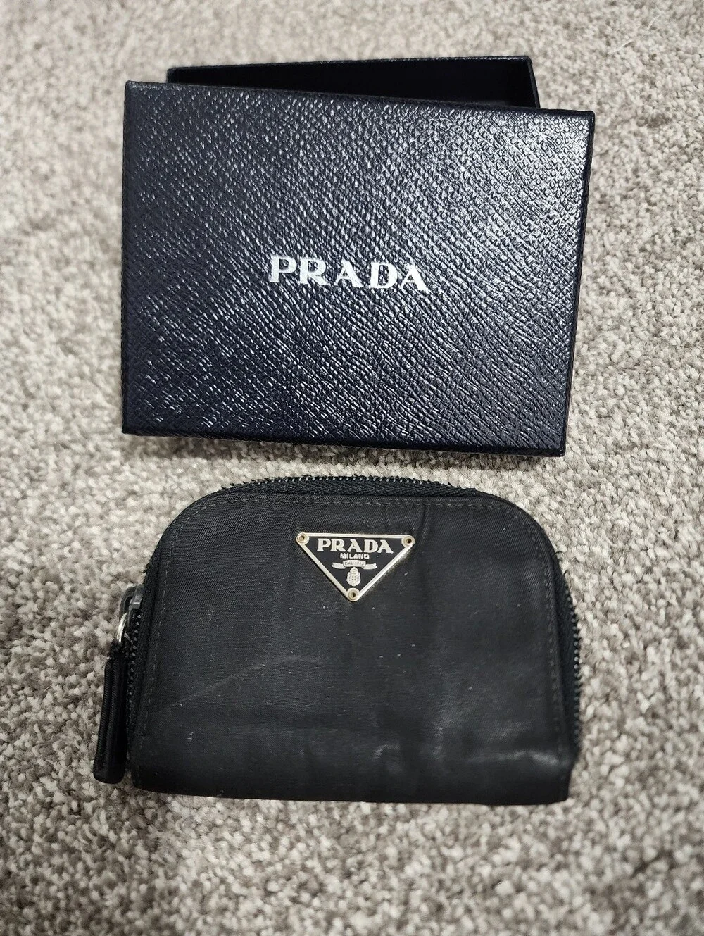Authentic Prada Coin Purse With Box